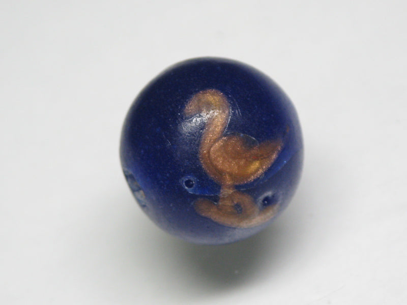 TOKO-BEADS T576 Lampwork glass bead 16~17mm T576 ジャワ希少とんぼ玉 16~17mm Asian bead & African bead  Handmade,Lampeork,bead,asia,india,ethnic,parts,accessory,beads とんぼ玉,ビーズ,トンボ玉,アジア,インド,エスニック,手作り,パーツ,アクセサリー