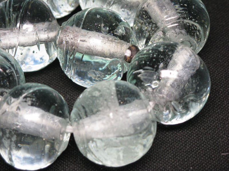 TOKO-BEADS KG004N-01 Kenya Recycled Glass bead (Strand) 24~25mm KG004N-01 ケニアリサイクルガラスビーズ（連） 24~25mm Asian bead & African bead  Handmade,Lampeork,bead,asia,india,ethnic,parts,accessory,beads とんぼ玉,ビーズ,トンボ玉,アジア,インド,エスニック,手作り,パーツ,アクセサリー