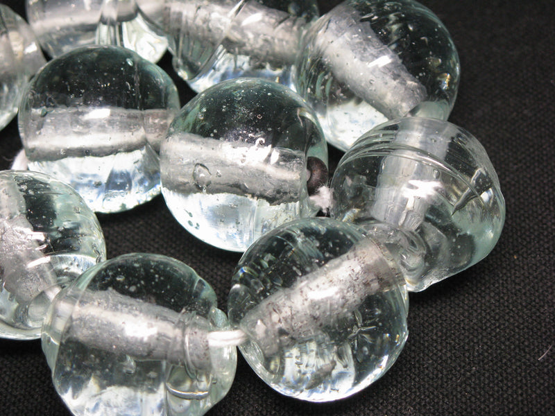 TOKO-BEADS KG004N-02 Kenya Recycled Glass bead (Strand) 24~25mm KG004N-02 ケニアリサイクルガラスビーズ（連） 24~25mm Asian bead & African bead  Handmade,Lampeork,bead,asia,india,ethnic,parts,accessory,beads とんぼ玉,ビーズ,トンボ玉,アジア,インド,エスニック,手作り,パーツ,アクセサリー
