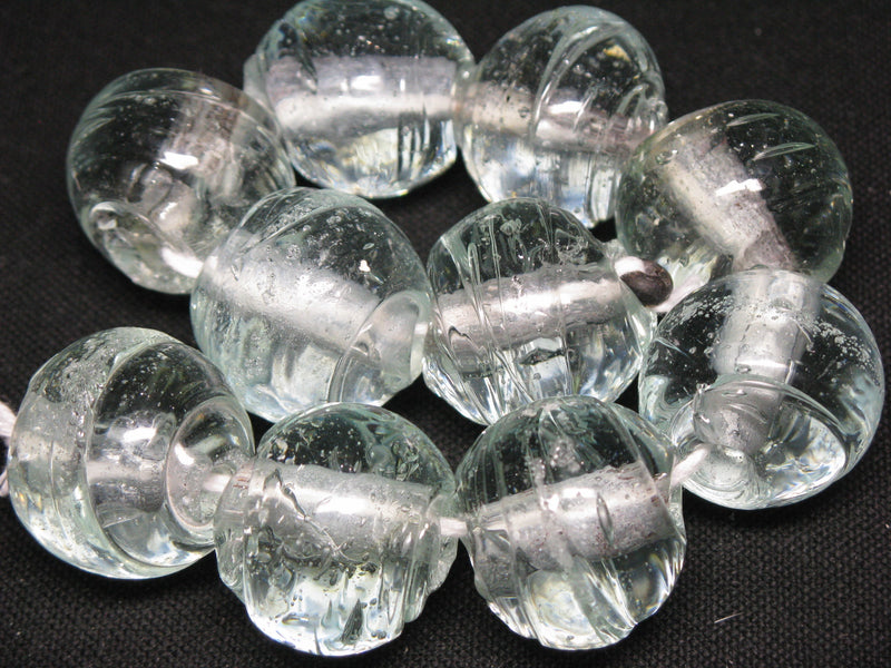 TOKO-BEADS KG005N-02 Kenya Recycled Glass bead (Strand) 23~24mm KG005N-02 ケニアリサイクルガラスビーズ（連） 23~24mm Asian bead & African bead  Handmade,Lampeork,bead,asia,india,ethnic,parts,accessory,beads とんぼ玉,ビーズ,トンボ玉,アジア,インド,エスニック,手作り,パーツ,アクセサリー
