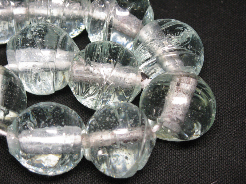 TOKO-BEADS KG005N-02 Kenya Recycled Glass bead (Strand) 23~24mm KG005N-02 ケニアリサイクルガラスビーズ（連） 23~24mm Asian bead & African bead  Handmade,Lampeork,bead,asia,india,ethnic,parts,accessory,beads とんぼ玉,ビーズ,トンボ玉,アジア,インド,エスニック,手作り,パーツ,アクセサリー