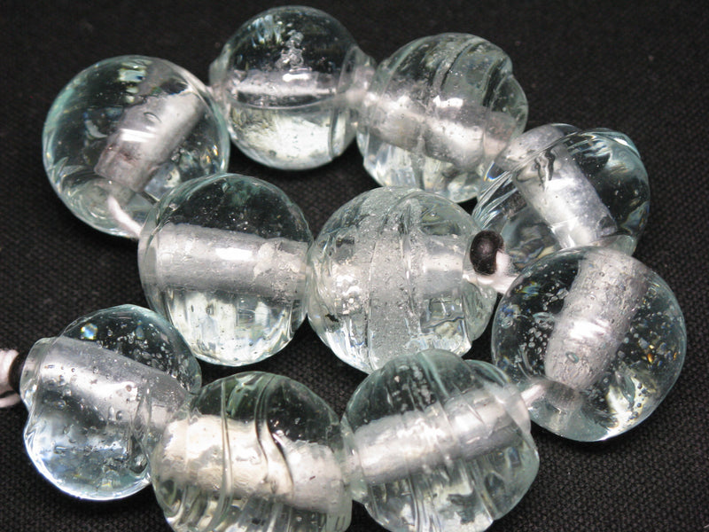 TOKO-BEADS KG005N-03 Kenya Recycled Glass bead (Strand) 22~24mm KG005N-03 ケニアリサイクルガラスビーズ（連） 22~24mm Asian bead & African bead  Handmade,Lampeork,bead,asia,india,ethnic,parts,accessory,beads とんぼ玉,ビーズ,トンボ玉,アジア,インド,エスニック,手作り,パーツ,アクセサリー