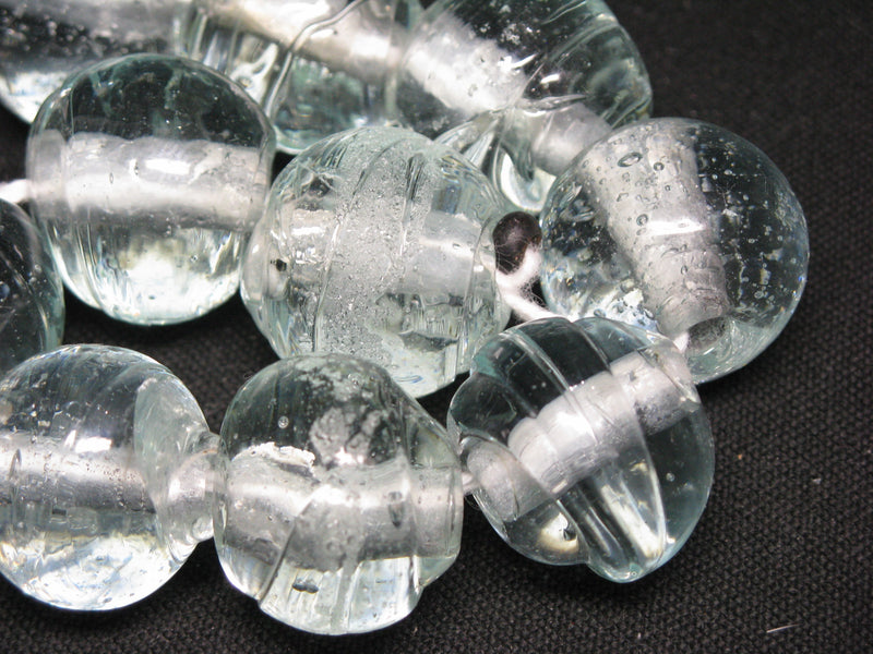 TOKO-BEADS KG005N-03 Kenya Recycled Glass bead (Strand) 22~24mm KG005N-03 ケニアリサイクルガラスビーズ（連） 22~24mm Asian bead & African bead  Handmade,Lampeork,bead,asia,india,ethnic,parts,accessory,beads とんぼ玉,ビーズ,トンボ玉,アジア,インド,エスニック,手作り,パーツ,アクセサリー