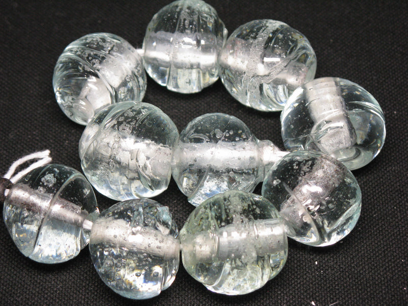 TOKO-BEADS KG005N-04 Kenya Recycled Glass bead (Strand) 21~23mm KG005N-04 ケニアリサイクルガラスビーズ（連） 21~23mm Asian bead & African bead  Handmade,Lampeork,bead,asia,india,ethnic,parts,accessory,beads とんぼ玉,ビーズ,トンボ玉,アジア,インド,エスニック,手作り,パーツ,アクセサリー