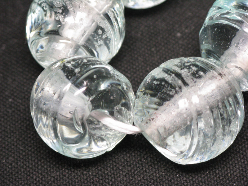 TOKO-BEADS KG005N-04 Kenya Recycled Glass bead (Strand) 21~23mm KG005N-04 ケニアリサイクルガラスビーズ（連） 21~23mm Asian bead & African bead  Handmade,Lampeork,bead,asia,india,ethnic,parts,accessory,beads とんぼ玉,ビーズ,トンボ玉,アジア,インド,エスニック,手作り,パーツ,アクセサリー