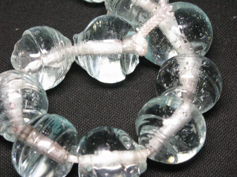 TOKO-BEADS KG005N-08 Kenya Recycled Glass bead (Strand) 21~22mm KG005N-08 ケニアリサイクルガラスビーズ（連） 21~22mm Asian bead & African bead  Handmade,Lampeork,bead,asia,india,ethnic,parts,accessory,beads とんぼ玉,ビーズ,トンボ玉,アジア,インド,エスニック,手作り,パーツ,アクセサリー
