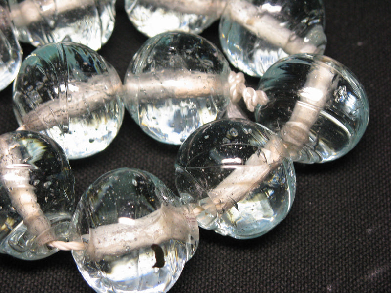TOKO-BEADS KG005N-09 Kenya Recycled Glass bead (Strand) 22~23mm KG005N-09 ケニアリサイクルガラスビーズ（連） 22~23mm Asian bead & African bead  Handmade,Lampeork,bead,asia,india,ethnic,parts,accessory,beads とんぼ玉,ビーズ,トンボ玉,アジア,インド,エスニック,手作り,パーツ,アクセサリー