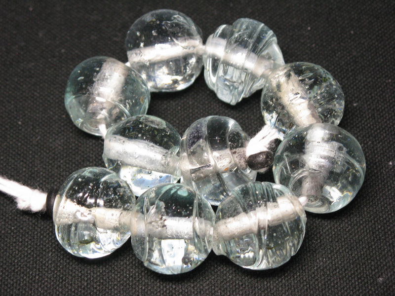 TOKO-BEADS KG006N-07 Kenya Recycled Glass bead (Strand) 17~19mm KG006N-07 ケニアリサイクルガラスビーズ（連） 17~19mm Asian bead & African bead  Handmade,Lampeork,bead,asia,india,ethnic,parts,accessory,beads とんぼ玉,ビーズ,トンボ玉,アジア,インド,エスニック,手作り,パーツ,アクセサリー