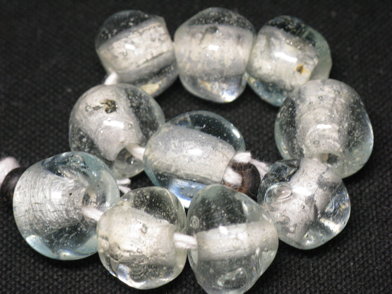 TOKO-BEADS KG007N-01 Kenya Recycled Glass bead (Strand) 13~15mm KG007N-01 ケニアリサイクルガラスビーズ（連） 13~15mm Asian bead & African bead  Handmade,Lampeork,bead,asia,india,ethnic,parts,accessory,beads とんぼ玉,ビーズ,トンボ玉,アジア,インド,エスニック,手作り,パーツ,アクセサリー