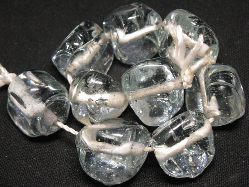 TOKO-BEADS KG009N-06 Kenya Recycled Glass bead (Strand) 18~22mm KG009N-06 ケニアリサイクルガラスビーズ（連） 18~22mm Asian bead & African bead  Handmade,Lampeork,bead,asia,india,ethnic,parts,accessory,beads とんぼ玉,ビーズ,トンボ玉,アジア,インド,エスニック,手作り,パーツ,アクセサリー