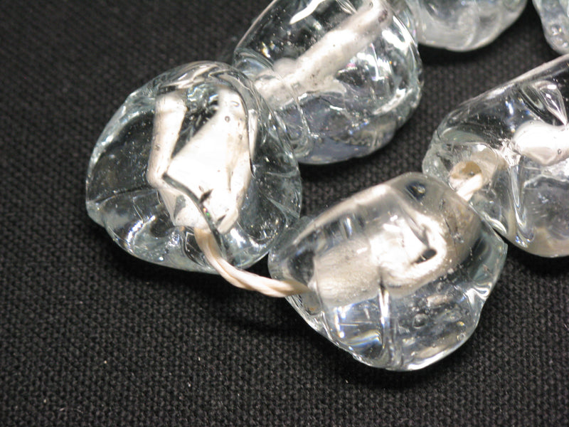 TOKO-BEADS KG009N-06 Kenya Recycled Glass bead (Strand) 18~22mm KG009N-06 ケニアリサイクルガラスビーズ（連） 18~22mm Asian bead & African bead  Handmade,Lampeork,bead,asia,india,ethnic,parts,accessory,beads とんぼ玉,ビーズ,トンボ玉,アジア,インド,エスニック,手作り,パーツ,アクセサリー