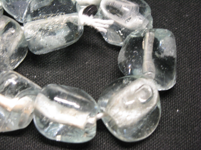 TOKO-BEADS KG009N-07 Kenya Recycled Glass bead (Strand) 16~19mm KG009N-07 ケニアリサイクルガラスビーズ（連） 16~19mm Asian bead & African bead  Handmade,Lampeork,bead,asia,india,ethnic,parts,accessory,beads とんぼ玉,ビーズ,トンボ玉,アジア,インド,エスニック,手作り,パーツ,アクセサリー