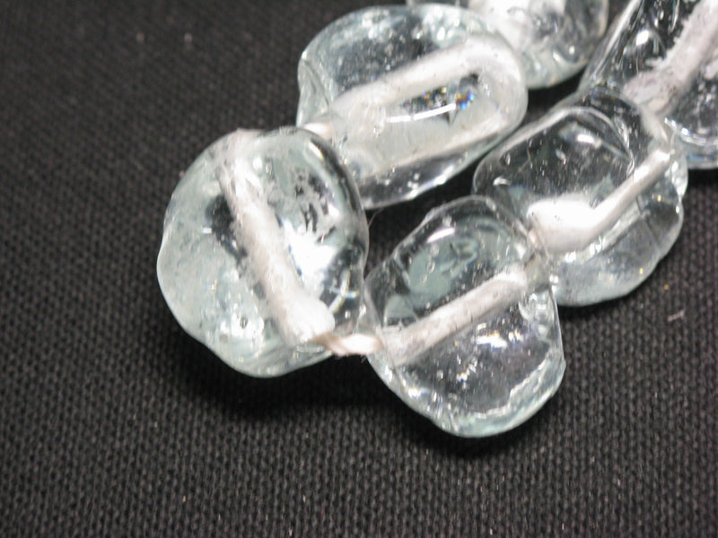TOKO-BEADS KG009N-08 Kenya Recycled Glass bead (Strand) 15~17mm KG009N-08 ケニアリサイクルガラスビーズ（連） 15~17mm Asian bead & African bead  Handmade,Lampeork,bead,asia,india,ethnic,parts,accessory,beads とんぼ玉,ビーズ,トンボ玉,アジア,インド,エスニック,手作り,パーツ,アクセサリー