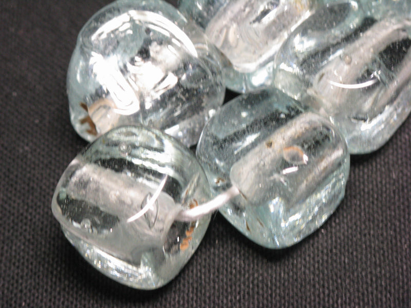 TOKO-BEADS KG010N-07 Kenya Recycled Glass bead (Strand) 18~20mm KG010N-07 ケニアリサイクルガラスビーズ（連） 18~20mm Asian bead & African bead  Handmade,Lampeork,bead,asia,india,ethnic,parts,accessory,beads とんぼ玉,ビーズ,トンボ玉,アジア,インド,エスニック,手作り,パーツ,アクセサリー