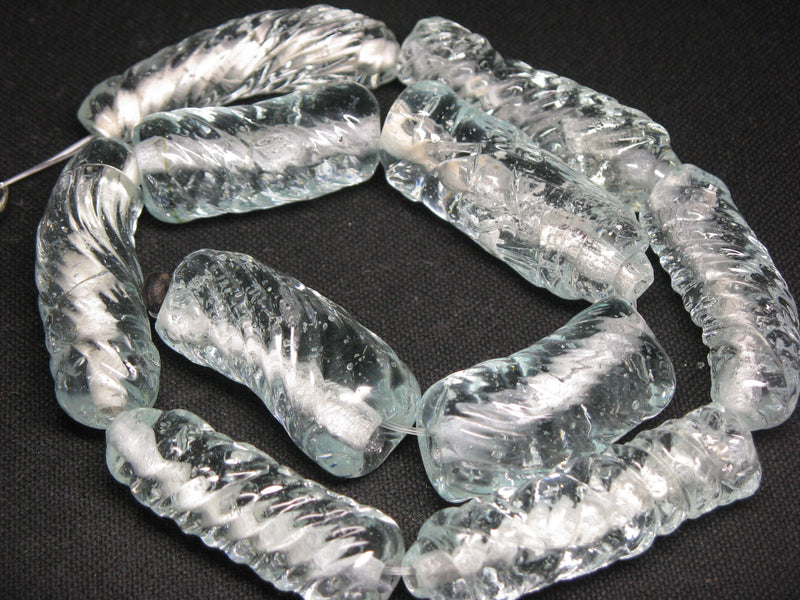 TOKO-BEADS KG014N-01 Kenya Recycled Glass bead (Strand) 13~17mm KG014N-01 ケニアリサイクルガラスビーズ（連） 13~17mm Asian bead & African bead  Handmade,Lampeork,bead,asia,india,ethnic,parts,accessory,beads とんぼ玉,ビーズ,トンボ玉,アジア,インド,エスニック,手作り,パーツ,アクセサリー