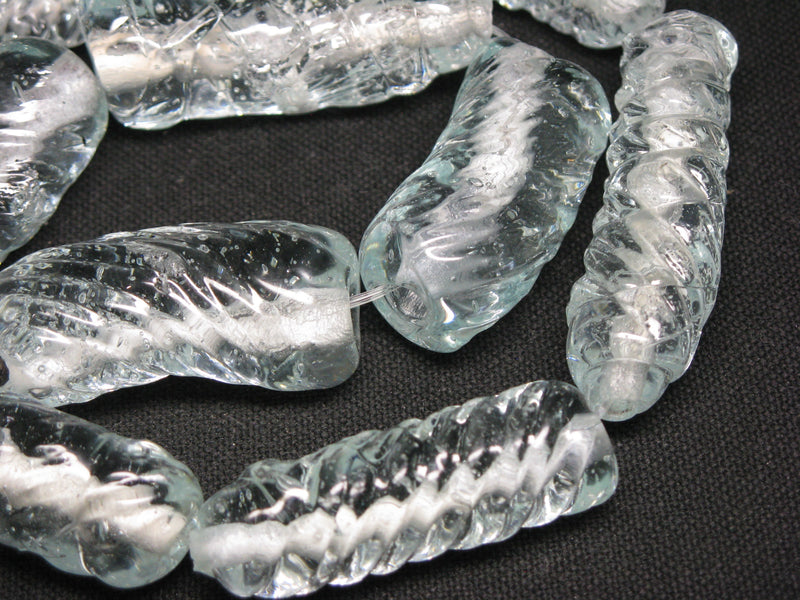 TOKO-BEADS KG014N-01 Kenya Recycled Glass bead (Strand) 13~17mm KG014N-01 ケニアリサイクルガラスビーズ（連） 13~17mm Asian bead & African bead  Handmade,Lampeork,bead,asia,india,ethnic,parts,accessory,beads とんぼ玉,ビーズ,トンボ玉,アジア,インド,エスニック,手作り,パーツ,アクセサリー