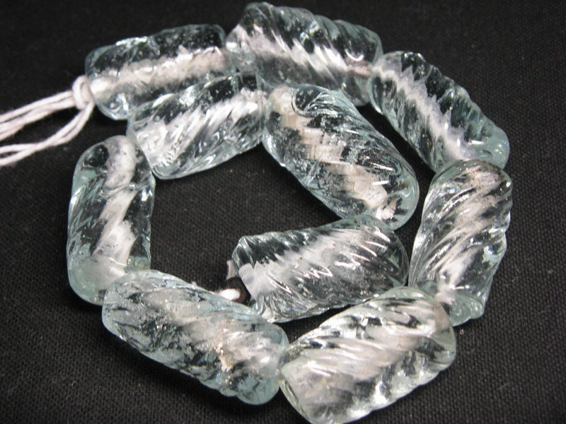 TOKO-BEADS KG015N-07 Kenya Recycled Glass bead (Strand) 16~19mm KG015N-07 ケニアリサイクルガラスビーズ（連） 16~19mm Asian bead & African bead  Handmade,Lampeork,bead,asia,india,ethnic,parts,accessory,beads とんぼ玉,ビーズ,トンボ玉,アジア,インド,エスニック,手作り,パーツ,アクセサリー