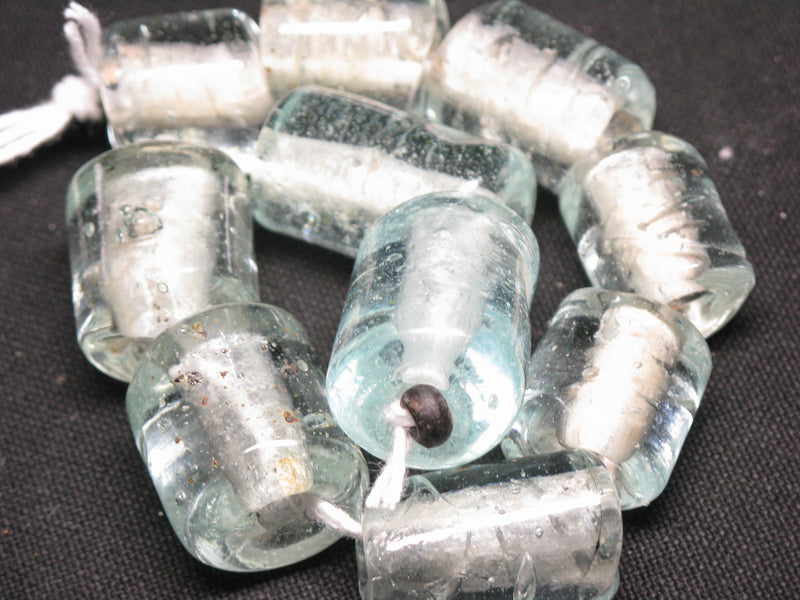 TOKO-BEADS KG017N-10 Kenya Recycled Glass bead (Strand) 15~18mm KG017N-10 ケニアリサイクルガラスビーズ（連） 15~18mm Asian bead & African bead  Handmade,Lampeork,bead,asia,india,ethnic,parts,accessory,beads とんぼ玉,ビーズ,トンボ玉,アジア,インド,エスニック,手作り,パーツ,アクセサリー