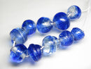 TOKO-BEADS KG031-01N Kenya Recycled Glass bead (strand) 16~20mm KG031-01N ケニアリサイクルガラスビーズ（連） 16~20mm Asian bead & African bead  Handmade,Lampeork,bead,asia,india,ethnic,parts,accessory,beads とんぼ玉,ビーズ,トンボ玉,アジア,インド,エスニック,手作り,パーツ,アクセサリー