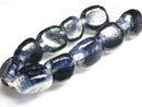 TOKO-BEADS KG045-01N Kenya Recycled Glass bead (strand) 19~21mm KG045-01N ケニアリサイクルガラスビーズ（連） 19~21mm Asian bead & African bead  Handmade,Lampeork,bead,asia,india,ethnic,parts,accessory,beads とんぼ玉,ビーズ,トンボ玉,アジア,インド,エスニック,手作り,パーツ,アクセサリー