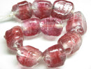 TOKO-BEADS KG055-01N Kenya Recycled Glass bead (strand) 24~27mm KG055-01N ケニアリサイクルガラスビーズ（連） 24~27mm Asian bead & African bead  Handmade,Lampeork,bead,asia,india,ethnic,parts,accessory,beads とんぼ玉,ビーズ,トンボ玉,アジア,インド,エスニック,手作り,パーツ,アクセサリー