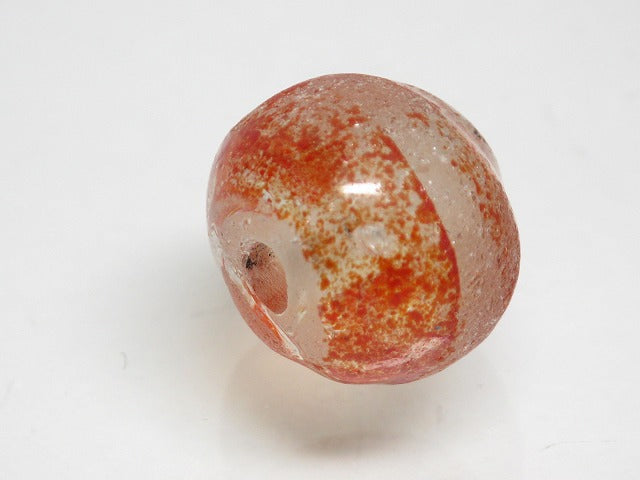 TOKO-BEADS KG061-12 Kenya Recycled Glass bead 17mm KG061-12 ケニアリサイクルガラスビーズ 17mm Asian bead & African bead  Handmade,Lampeork,bead,asia,india,ethnic,parts,accessory,beads とんぼ玉,ビーズ,トンボ玉,アジア,インド,エスニック,手作り,パーツ,アクセサリー