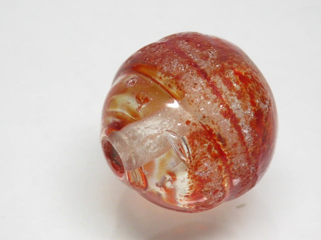TOKO-BEADS KG061-29 Kenya Recycled Glass bead 19.5mm KG061-29 ケニアリサイクルガラスビーズ 19.5mm Asian bead & African bead  Handmade,Lampeork,bead,asia,india,ethnic,parts,accessory,beads とんぼ玉,ビーズ,トンボ玉,アジア,インド,エスニック,手作り,パーツ,アクセサリー