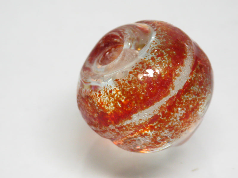 TOKO-BEADS KG061-29 Kenya Recycled Glass bead 19.5mm KG061-29 ケニアリサイクルガラスビーズ 19.5mm Asian bead & African bead  Handmade,Lampeork,bead,asia,india,ethnic,parts,accessory,beads とんぼ玉,ビーズ,トンボ玉,アジア,インド,エスニック,手作り,パーツ,アクセサリー