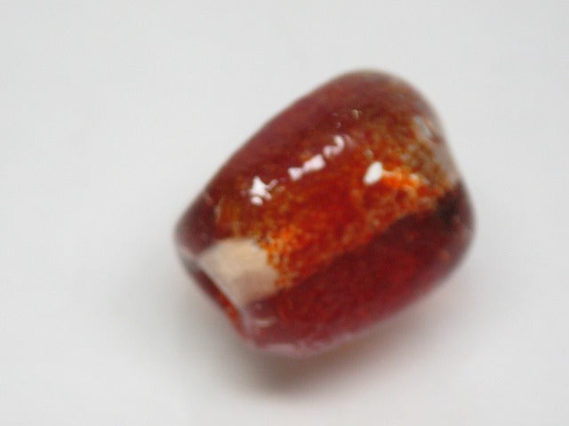 TOKO-BEADS KG065-19 Kenya Recycled Glass bead 17mm KG065-19 ケニアリサイクルガラスビーズ 17mm Asian bead & African bead  Handmade,Lampeork,bead,asia,india,ethnic,parts,accessory,beads とんぼ玉,ビーズ,トンボ玉,アジア,インド,エスニック,手作り,パーツ,アクセサリー