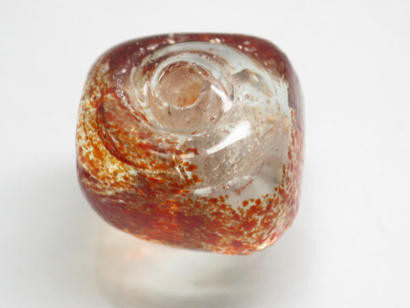 TOKO-BEADS KG066-03 Kenya Recycled Glass bead 15mm KG066-03 ケニアリサイクルガラスビーズ 15mm Asian bead & African bead  Handmade,Lampeork,bead,asia,india,ethnic,parts,accessory,beads とんぼ玉,ビーズ,トンボ玉,アジア,インド,エスニック,手作り,パーツ,アクセサリー