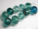 TOKO-BEADS KG071-02N Kenya Recycled Glass bead (strand) 18mm KG071-02N ケニアリサイクルガラスビーズ（連） 18mm Asian bead & African bead  Handmade,Lampeork,bead,asia,india,ethnic,parts,accessory,beads とんぼ玉,ビーズ,トンボ玉,アジア,インド,エスニック,手作り,パーツ,アクセサリー