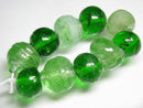 TOKO-BEADS KG081-01N Kenya Recycled Glass bead (strand) 18~21mm KG081-01N ケニアリサイクルガラスビーズ（連） 18~21mm Asian bead & African bead  Handmade,Lampeork,bead,asia,india,ethnic,parts,accessory,beads とんぼ玉,ビーズ,トンボ玉,アジア,インド,エスニック,手作り,パーツ,アクセサリー