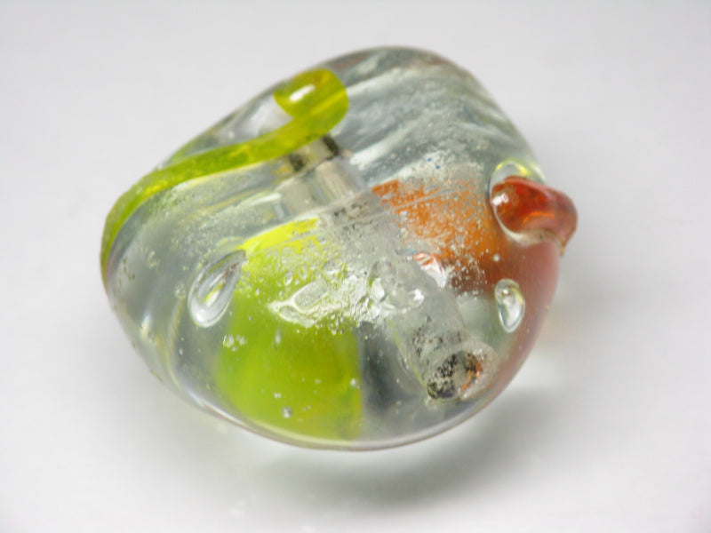 TOKO-BEADS KG098-01 Kenya Recycled Glass bead 27mm KG098-01 ケニアリサイクルガラスビーズ 27mm Asian bead & African bead  Handmade,Lampeork,bead,asia,india,ethnic,parts,accessory,beads とんぼ玉,ビーズ,トンボ玉,アジア,インド,エスニック,手作り,パーツ,アクセサリー