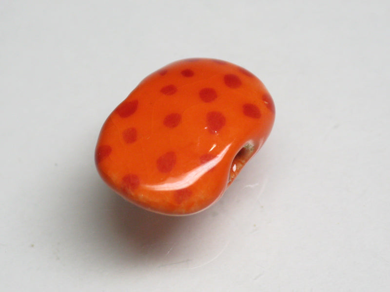 TOKO-BEADS KZ001-63 Kenyan ceramic bead 17mm KZ001-63 ケニアセラミックビーズ 17mmKazuri カズリビーズ Asian bead & African bead  Handmade,Lampeork,bead,asia,india,ethnic,parts,accessory,beads とんぼ玉,ビーズ,トンボ玉,アジア,インド,エスニック,手作り,パーツ,アクセサリー