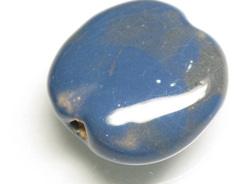 TOKO-BEADS KZ002-10 Kenyan ceramic bead 23.5mm KZ002-10 ケニアセラミックビーズ 23.5mmKazuri カズリビーズ Asian bead & African bead  Handmade,Lampeork,bead,asia,india,ethnic,parts,accessory,beads とんぼ玉,ビーズ,トンボ玉,アジア,インド,エスニック,手作り,パーツ,アクセサリー