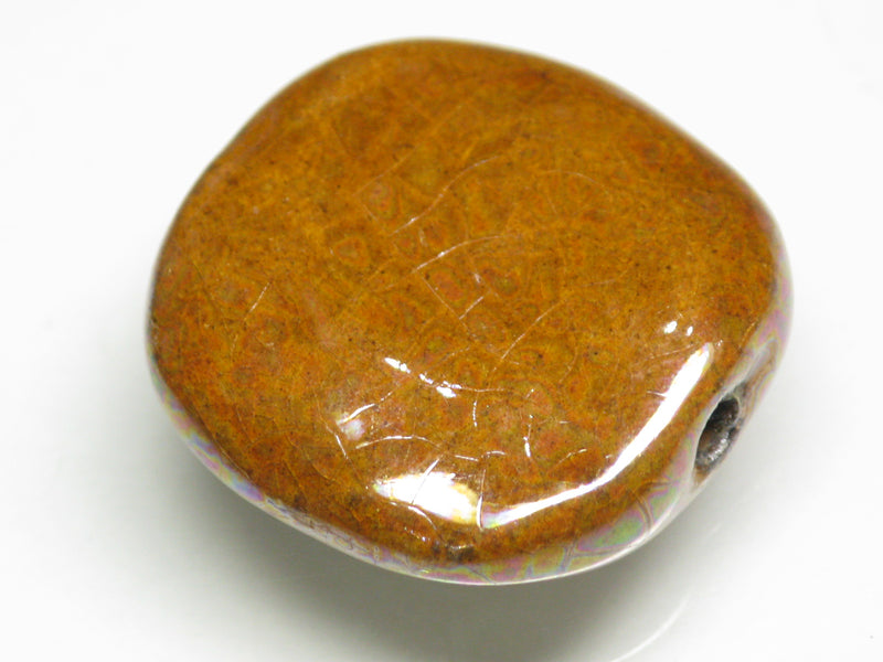TOKO-BEADS KZ002-49 Kenyan ceramic bead 23mm KZ002-49 ケニアセラミックビーズ 23mmKazuri カズリビーズ Asian bead & African bead  Handmade,Lampeork,bead,asia,india,ethnic,parts,accessory,beads とんぼ玉,ビーズ,トンボ玉,アジア,インド,エスニック,手作り,パーツ,アクセサリー