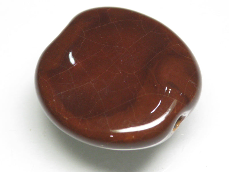 TOKO-BEADS KZ002-50 Kenyan ceramic bead 23.5mm KZ002-50 ケニアセラミックビーズ 23.5mmKazuri カズリビーズ Asian bead & African bead  Handmade,Lampeork,bead,asia,india,ethnic,parts,accessory,beads とんぼ玉,ビーズ,トンボ玉,アジア,インド,エスニック,手作り,パーツ,アクセサリー