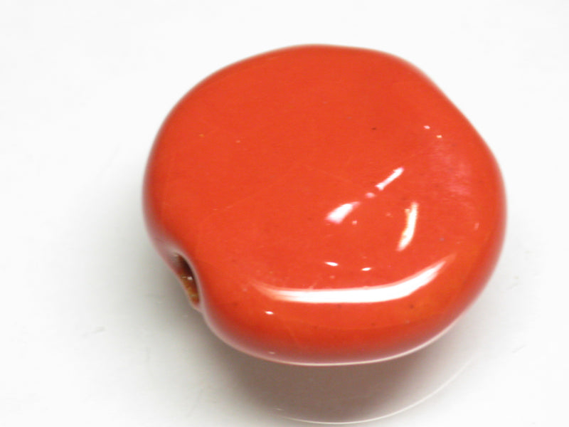 TOKO-BEADS KZ002-69 Kenyan ceramic bead 21.5mm KZ002-69 ケニアセラミックビーズ 21.5mmKazuri カズリビーズ Asian bead & African bead  Handmade,Lampeork,bead,asia,india,ethnic,parts,accessory,beads とんぼ玉,ビーズ,トンボ玉,アジア,インド,エスニック,手作り,パーツ,アクセサリー