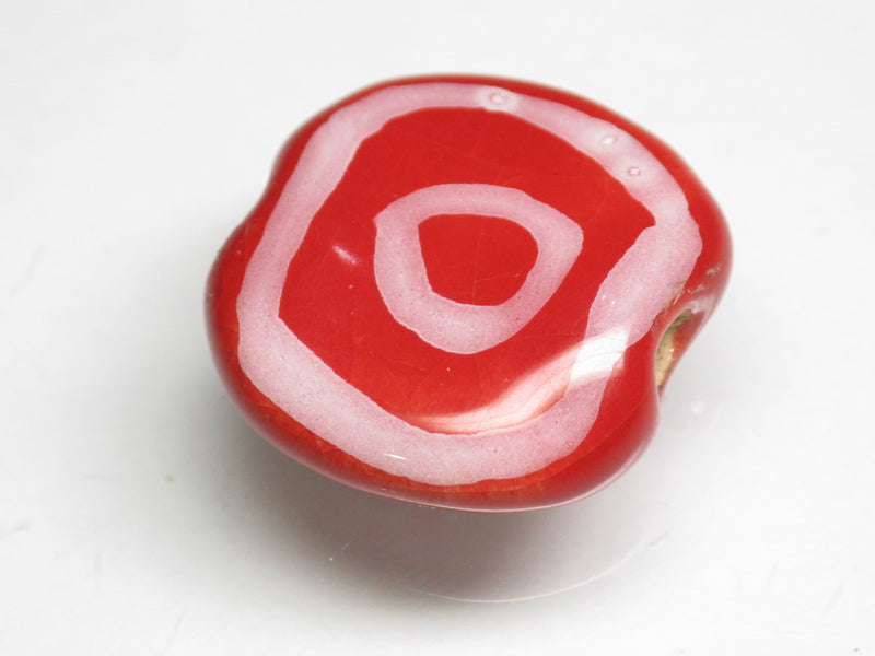 TOKO-BEADS KZ003-08 Kenyan ceramic bead 21~23mm KZ003-08 ケニアセラミックビーズ 21~23mmKazuri カズリビーズ Asian bead & African bead  Handmade,Lampeork,bead,asia,india,ethnic,parts,accessory,beads とんぼ玉,ビーズ,トンボ玉,アジア,インド,エスニック,手作り,パーツ,アクセサリー