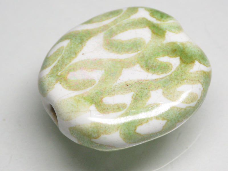 TOKO-BEADS KZ003-20 Kenyan ceramic bead 21~23mm KZ003-20 ケニアセラミックビーズ 21~23mmKazuri カズリビーズ Asian bead & African bead  Handmade,Lampeork,bead,asia,india,ethnic,parts,accessory,beads とんぼ玉,ビーズ,トンボ玉,アジア,インド,エスニック,手作り,パーツ,アクセサリー