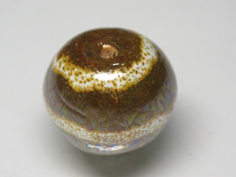TOKO-BEADS KZ004-25 Kenyan ceramic bead 18.5mm KZ004-25 ケニアセラミックビーズ 18.5mmKazuri カズリビーズ Asian bead & African bead  Handmade,Lampeork,bead,asia,india,ethnic,parts,accessory,beads とんぼ玉,ビーズ,トンボ玉,アジア,インド,エスニック,手作り,パーツ,アクセサリー