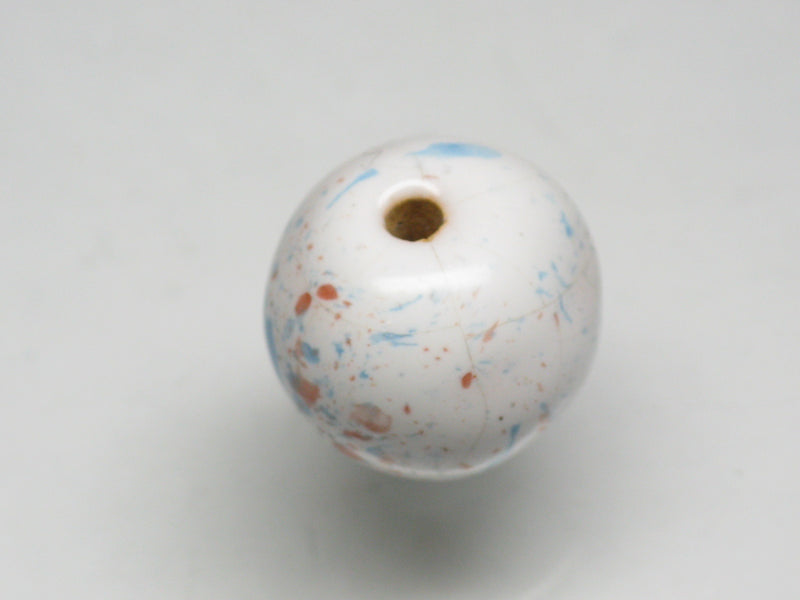 KZ004-42 Kenyan ceramic bead 12~13mm