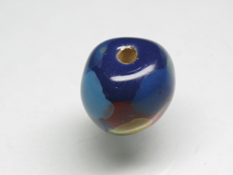 TOKO-BEADS KZ004-47 Kenyan ceramic bead 12~13mm KZ004-47 ケニアセラミックビーズ 12~13mmKazuri カズリビーズ Asian bead & African bead  Handmade,Lampeork,bead,asia,india,ethnic,parts,accessory,beads とんぼ玉,ビーズ,トンボ玉,アジア,インド,エスニック,手作り,パーツ,アクセサリー