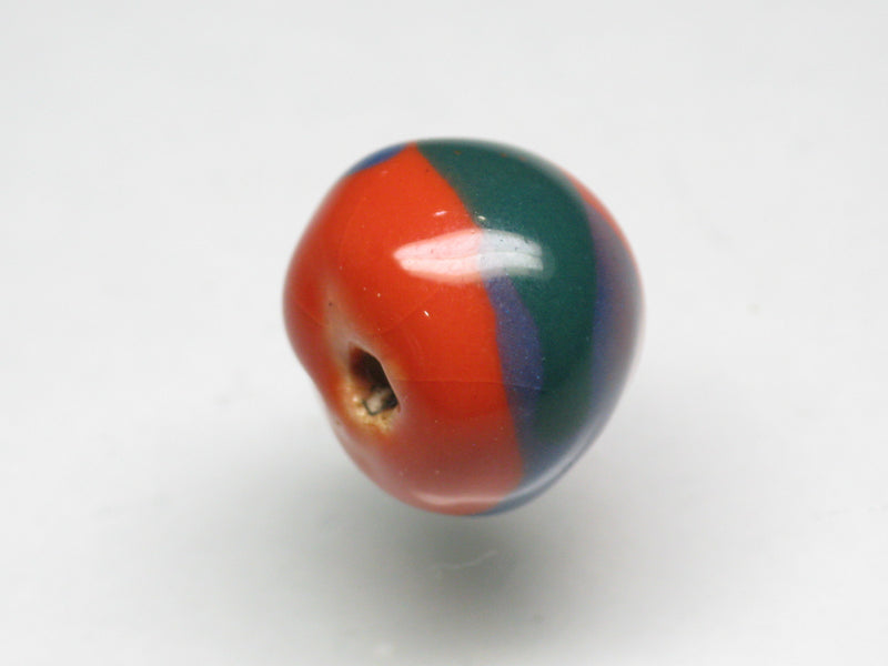 TOKO-BEADS KZ004-51 Kenyan ceramic bead 12~13mm KZ004-51 ケニアセラミックビーズ 12~13mm Asian bead & African bead  Handmade,Lampeork,bead,asia,india,ethnic,parts,accessory,beads とんぼ玉,ビーズ,トンボ玉,アジア,インド,エスニック,手作り,パーツ,アクセサリー