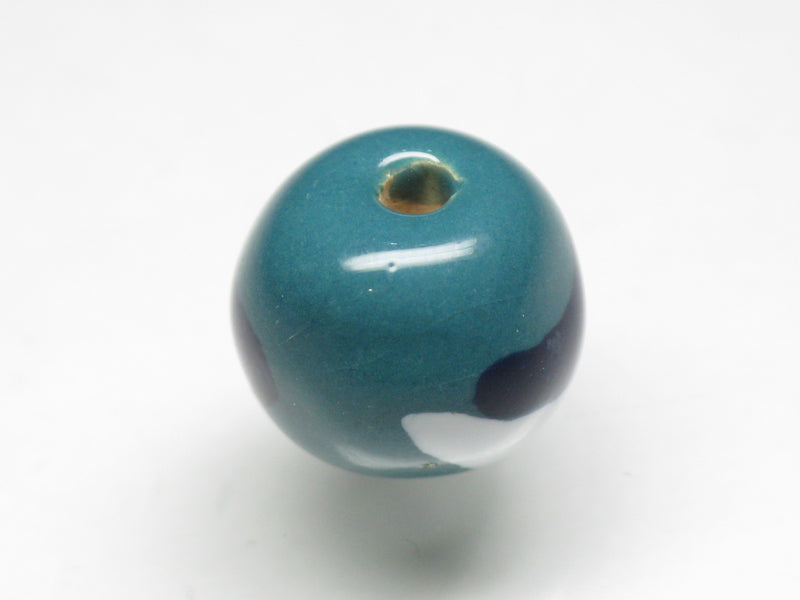 TOKO-BEADS KZ004-57 Kenyan ceramic bead 12~13mm KZ004-57 ケニアセラミックビーズ 12~13mmKazuri カズリビーズ Asian bead & African bead  Handmade,Lampeork,bead,asia,india,ethnic,parts,accessory,beads とんぼ玉,ビーズ,トンボ玉,アジア,インド,エスニック,手作り,パーツ,アクセサリー