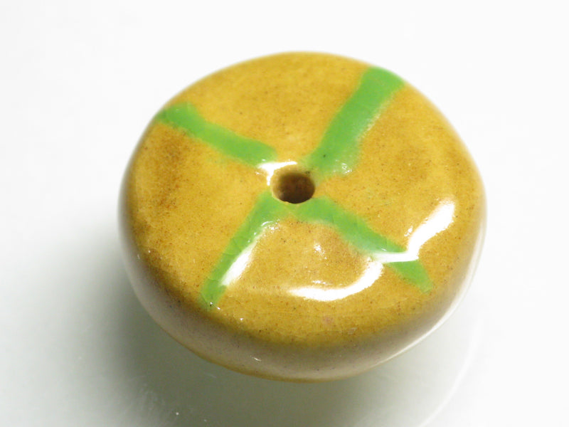TOKO-BEADS KZ005-33 Kenyan ceramic bead 21mm KZ005-33 ケニアセラミックビーズ 21mmKazuri カズリビーズ Asian bead & African bead  Handmade,Lampeork,bead,asia,india,ethnic,parts,accessory,beads とんぼ玉,ビーズ,トンボ玉,アジア,インド,エスニック,手作り,パーツ,アクセサリー