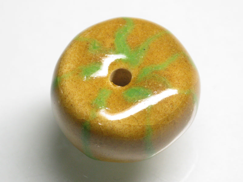 TOKO-BEADS KZ005-34 Kenyan ceramic bead 20mm KZ005-34 ケニアセラミックビーズ 20mmKazuri カズリビーズ Asian bead & African bead  Handmade,Lampeork,bead,asia,india,ethnic,parts,accessory,beads とんぼ玉,ビーズ,トンボ玉,アジア,インド,エスニック,手作り,パーツ,アクセサリー