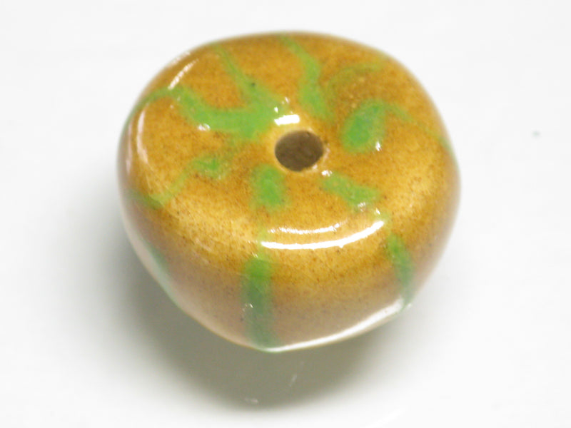 TOKO-BEADS KZ005-34 Kenyan ceramic bead 20mm KZ005-34 ケニアセラミックビーズ 20mmKazuri カズリビーズ Asian bead & African bead  Handmade,Lampeork,bead,asia,india,ethnic,parts,accessory,beads とんぼ玉,ビーズ,トンボ玉,アジア,インド,エスニック,手作り,パーツ,アクセサリー