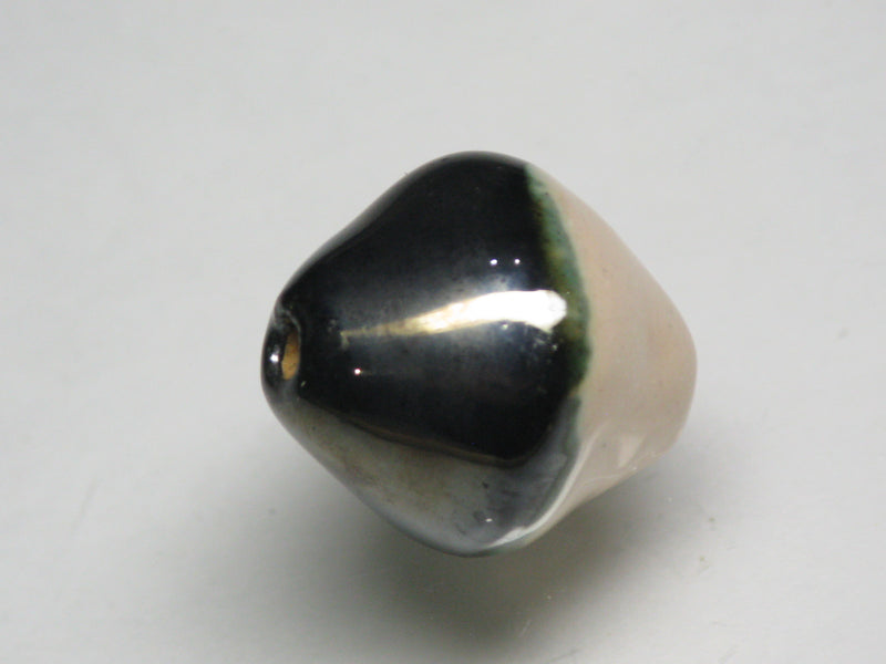 TOKO-BEADS KZ006-35 Kenyan ceramic bead 16mm KZ006-35 ケニアセラミックビーズ 16mmKazuri カズリビーズ Asian bead & African bead  Handmade,Lampeork,bead,asia,india,ethnic,parts,accessory,beads とんぼ玉,ビーズ,トンボ玉,アジア,インド,エスニック,手作り,パーツ,アクセサリー