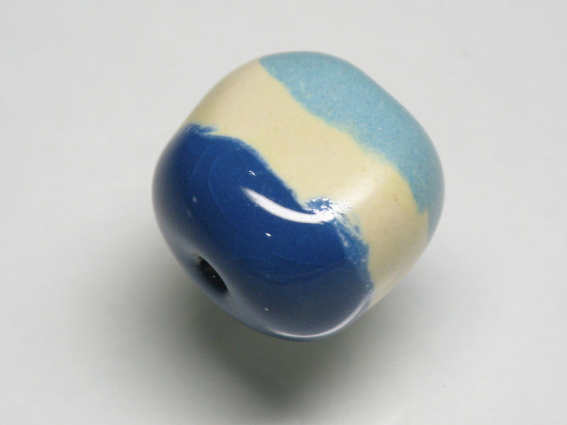 TOKO-BEADS KZ006-38 Kenyan ceramic bead 16mm KZ006-38 ケニアセラミックビーズ 16mmKazuri カズリビーズ Asian bead & African bead  Handmade,Lampeork,bead,asia,india,ethnic,parts,accessory,beads とんぼ玉,ビーズ,トンボ玉,アジア,インド,エスニック,手作り,パーツ,アクセサリー